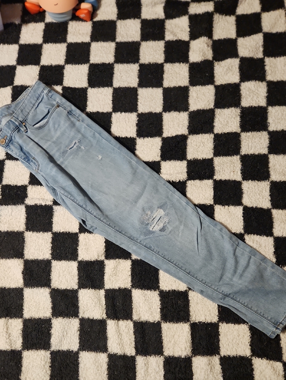 White House Black Market Light Blue Girlfriend Jeans